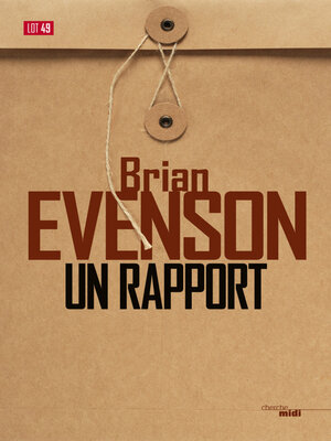 cover image of Un rapport